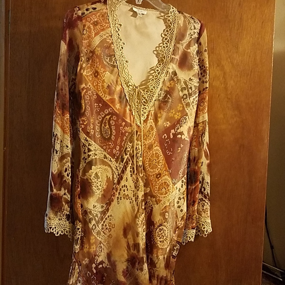 Cach'e Silk Blouse